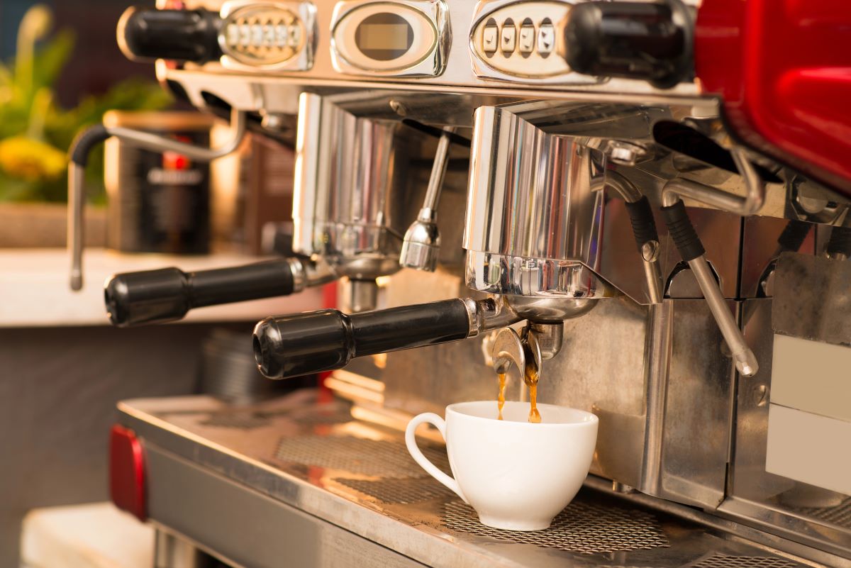 coffee machine in restaurant